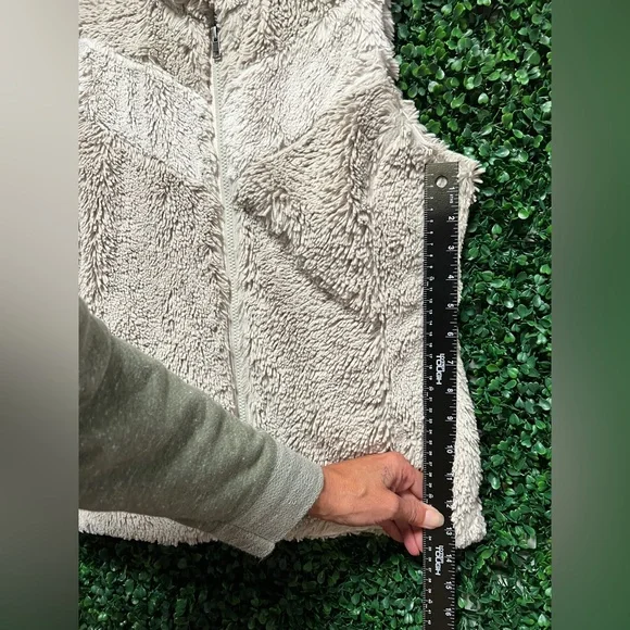 Patagonia Bleached Stone Retro Chevron Pelage Vest Vintage Women’s Med Full Zip - Picture 13 of 15